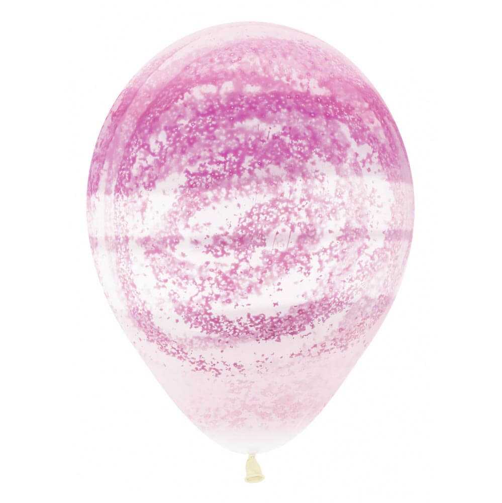 Граффити, Розовый муар, Прозрачный 30см Граффити, Розовый муар, Прозрачный 30см